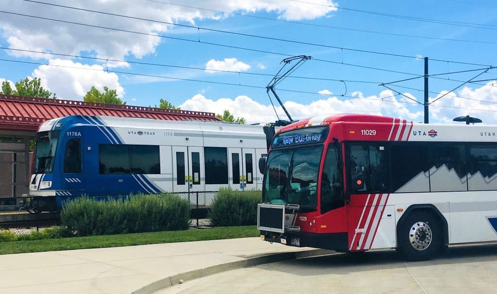 UTA train-bus